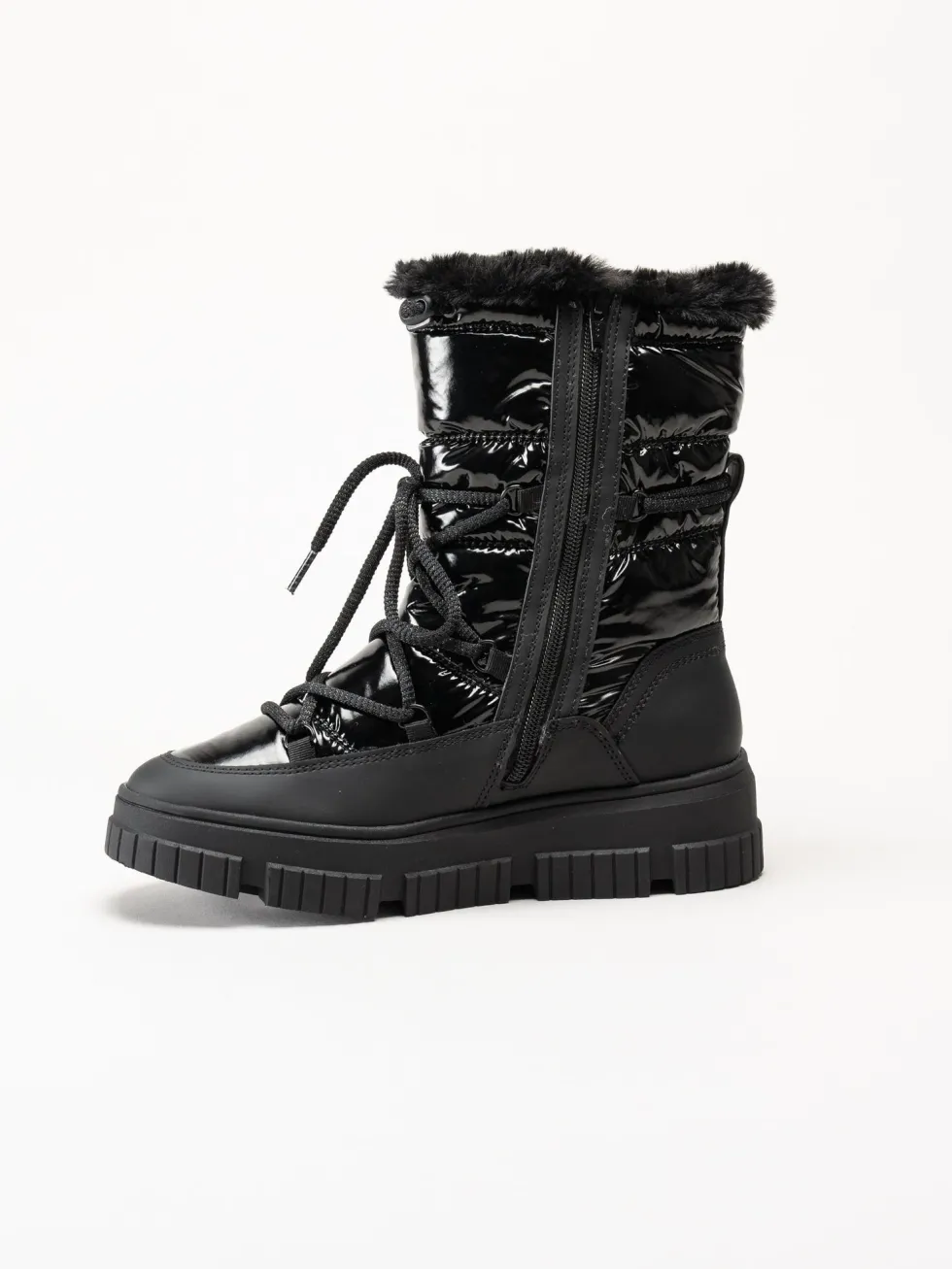 S.Oliver - Svarta fodrade boots
