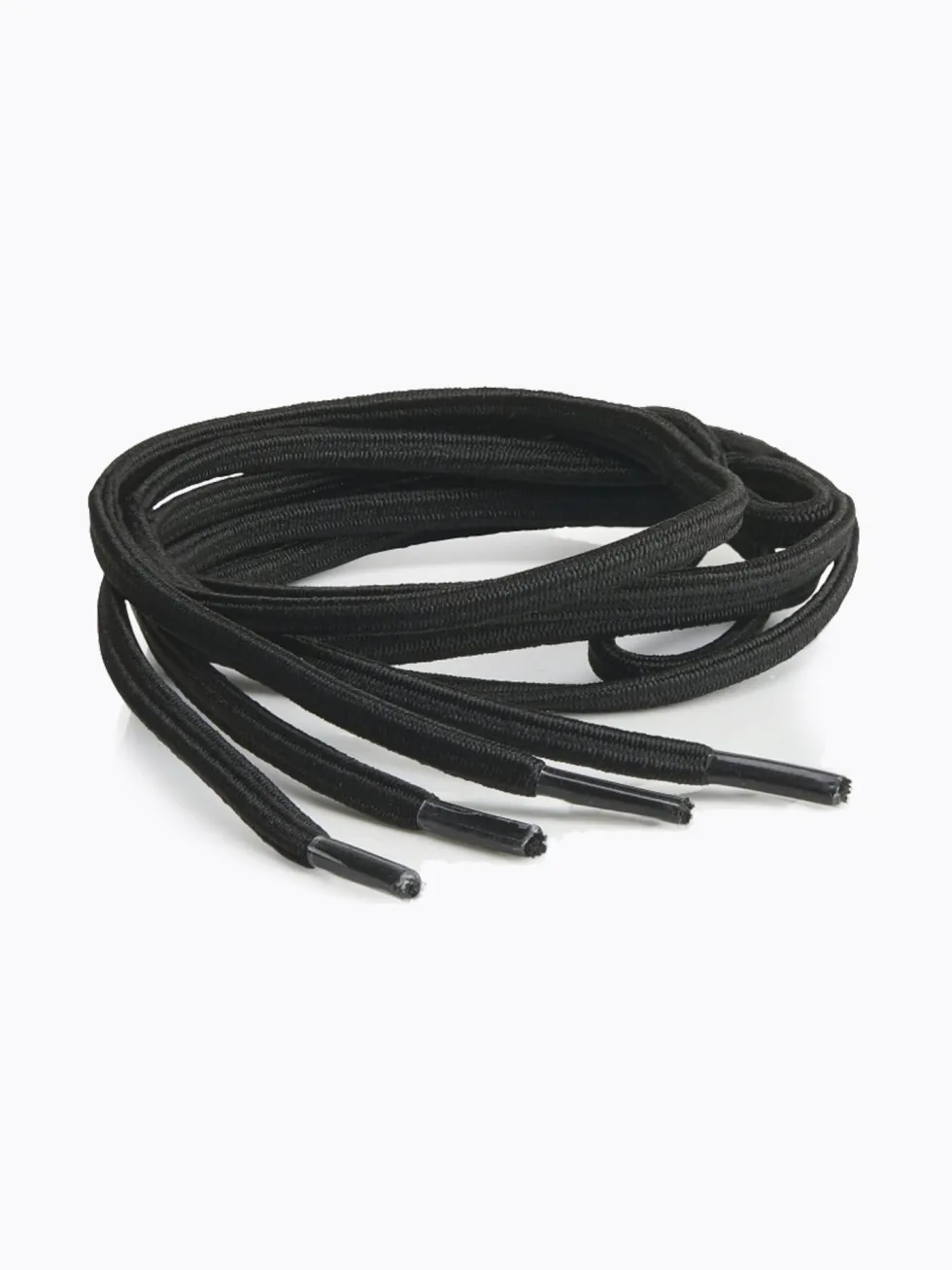Springyard - Flat Elastic 4.5 - Svart elastiskt skosnöre