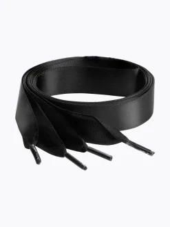 Springyard - Satin 16.0 - Svart platta satinskosnöre
