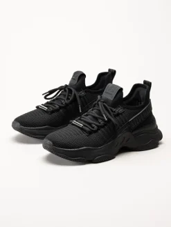 Steve Madden - Mac-E - Svarta chunky sneakers i textil