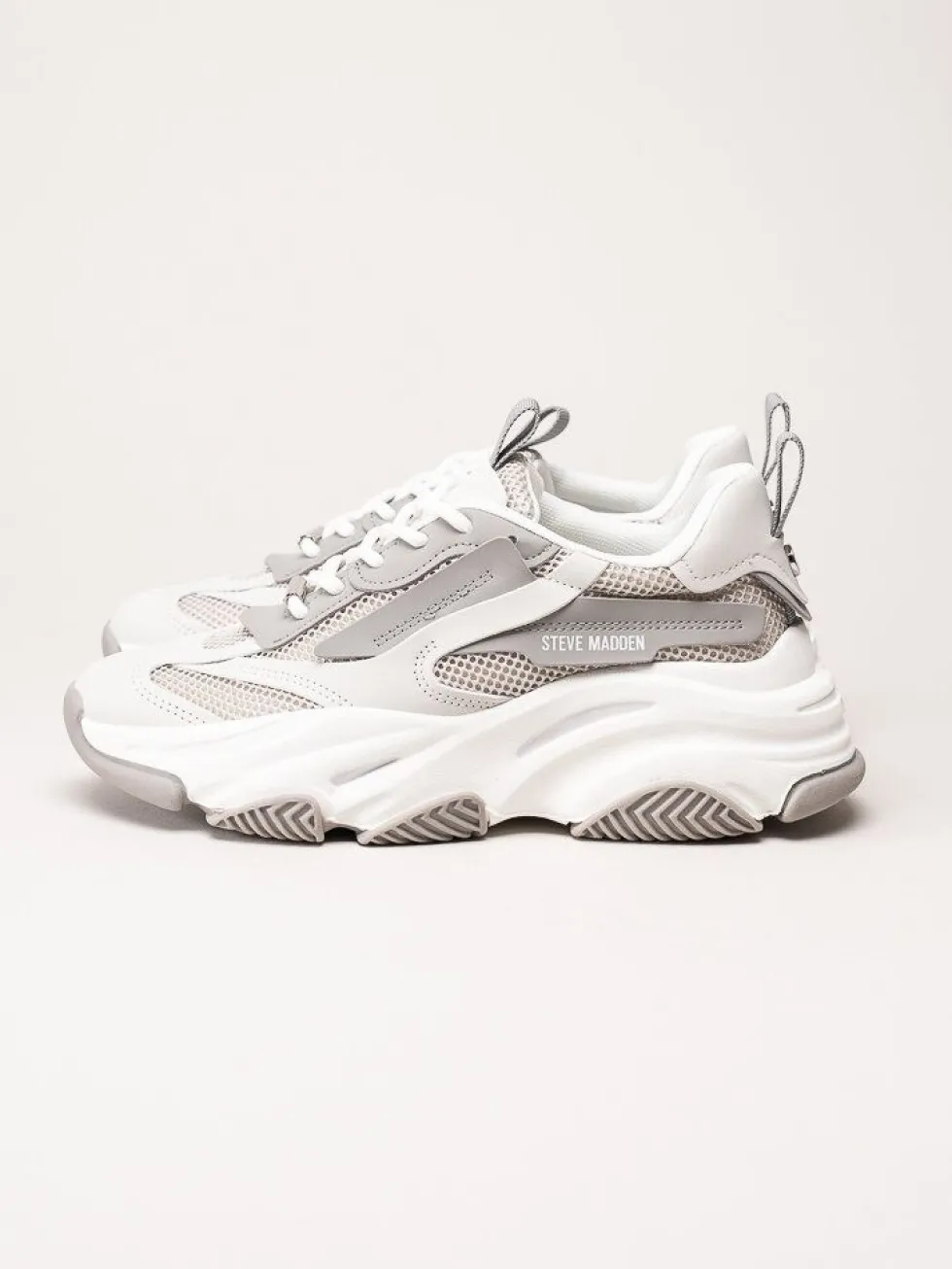 Steve Madden - Possession-E - Gråvita chunky sneakers