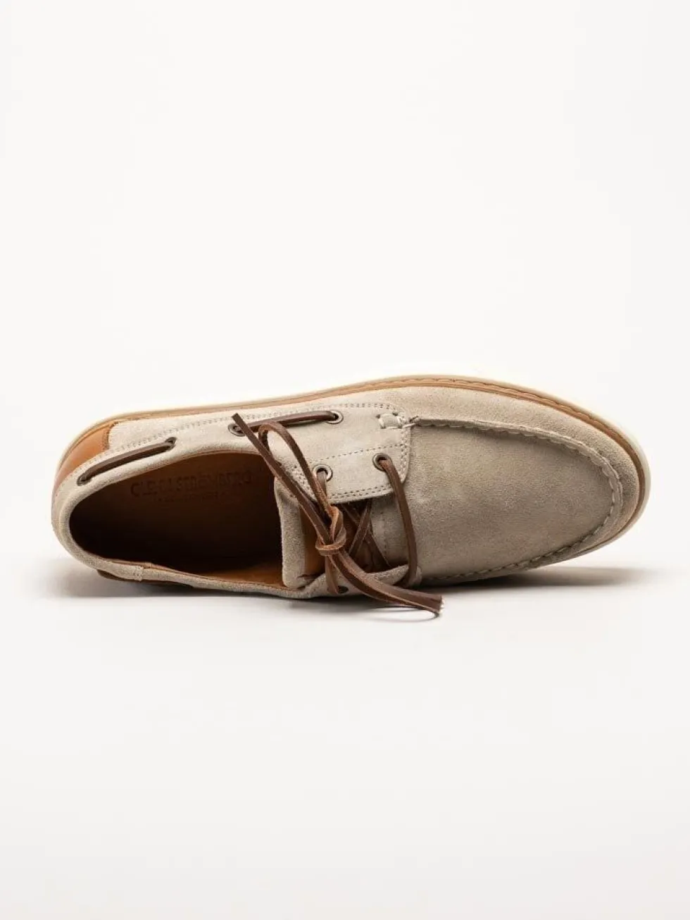 Strömberg - Riviera - Beige lågskor i mocka
