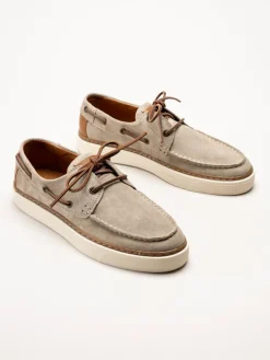 Strömberg - Riviera - Beige lågskor i mocka