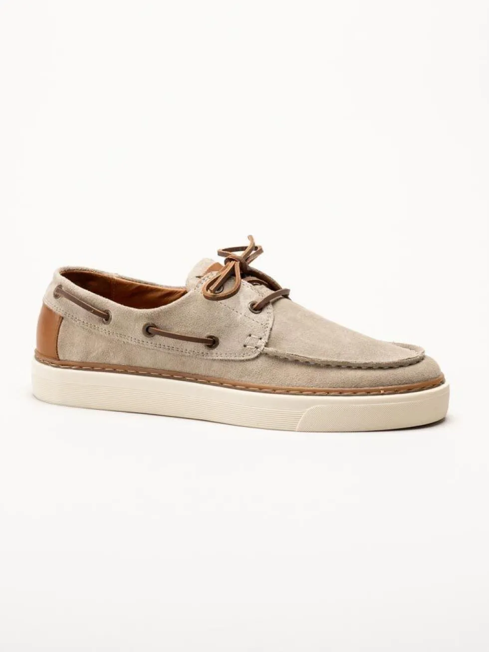 Strömberg - Riviera - Beige lågskor i mocka