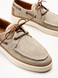 Strömberg - Riviera - Beige lågskor i mocka