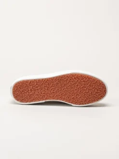 Superga - 2740 Platform - Vita platåsneakers i textil