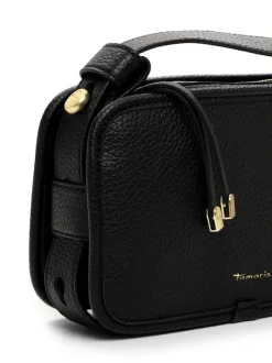 Tamaris bags - Galina Handbag zipper S - Svart handväska med struktur