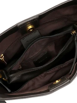 Tamaris bags - Gunda Pouch M - Mörkbrun stilren minimalistisk väska - två i en