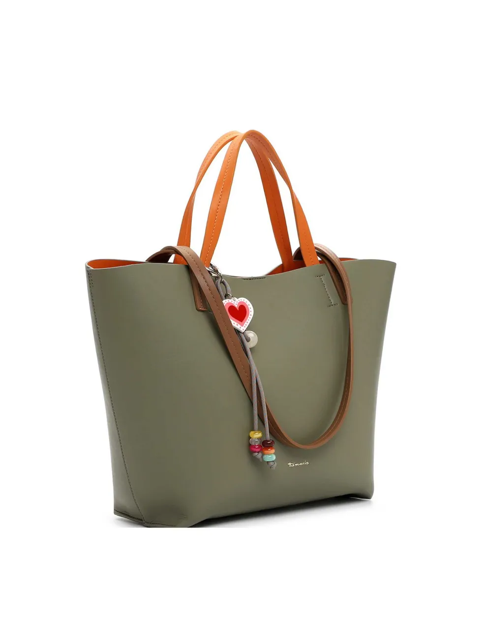 Tamaris Bags - Keshia Cityshopper L - Grön minimalistisk stor väska - två i en