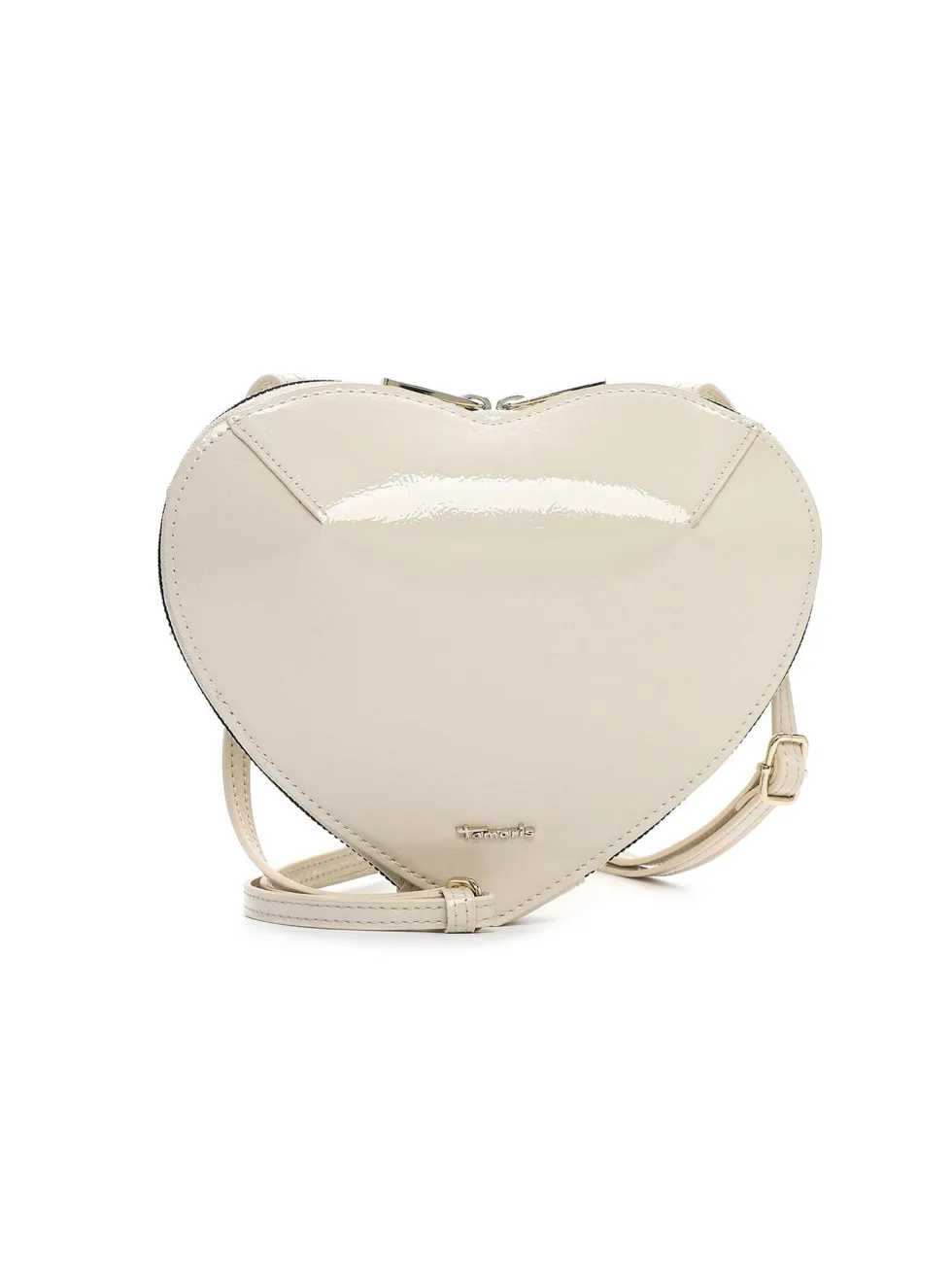 Tamaris Bags - Kimberlie Small - Ljusbeige hjärtformad liten handväska
