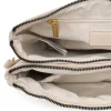 Tamaris Bags - Krister handbag M with zipper - Ljusbeige mediumhandväska med flätning