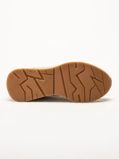Tamaris Men - Gröna sneakers i mocka och textil