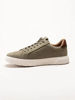 Tamaris Men - Gröna sneakers i nubuck