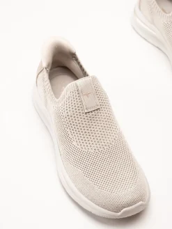Tamaris Wide - Beige sneakers i mesh
