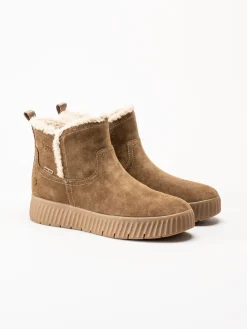 Tamaris Wide - Bruna step-in boots i mocka