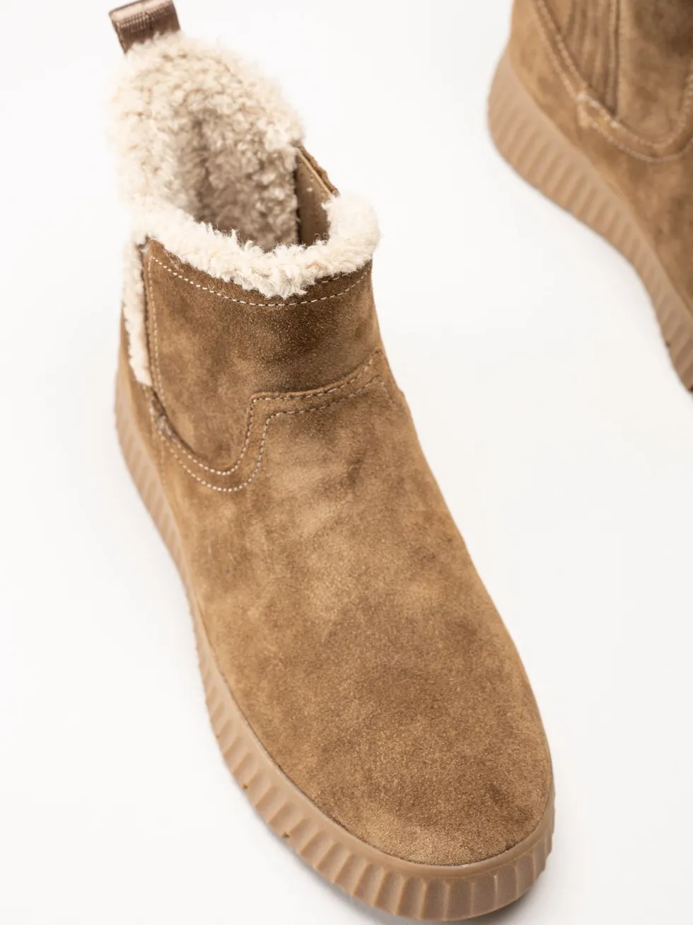 Tamaris Wide - Bruna step-in boots i mocka