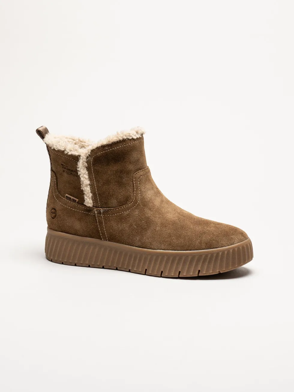 Tamaris Wide - Bruna step-in boots i mocka