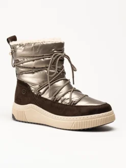 Tamaris Wide - Bruna varmfodrade boots