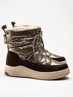 Tamaris Wide - Bruna varmfodrade boots