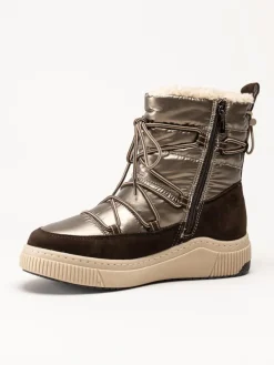 Tamaris Wide - Bruna varmfodrade boots