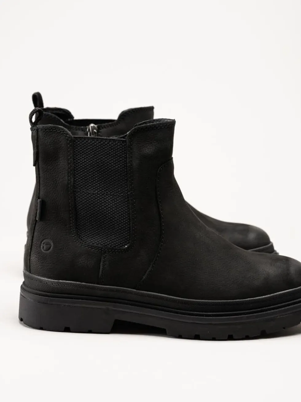 Tamaris Wide - Svarta varmfodrade boots