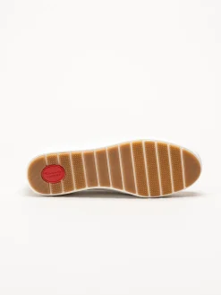Tamaris Wide - Vita loafers i skinn