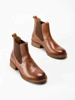 Ten Points - Pandora - Bruna Chelsea boots i skinn