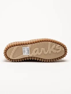Torhill Bee D - Beige chunky snörskor i mocka