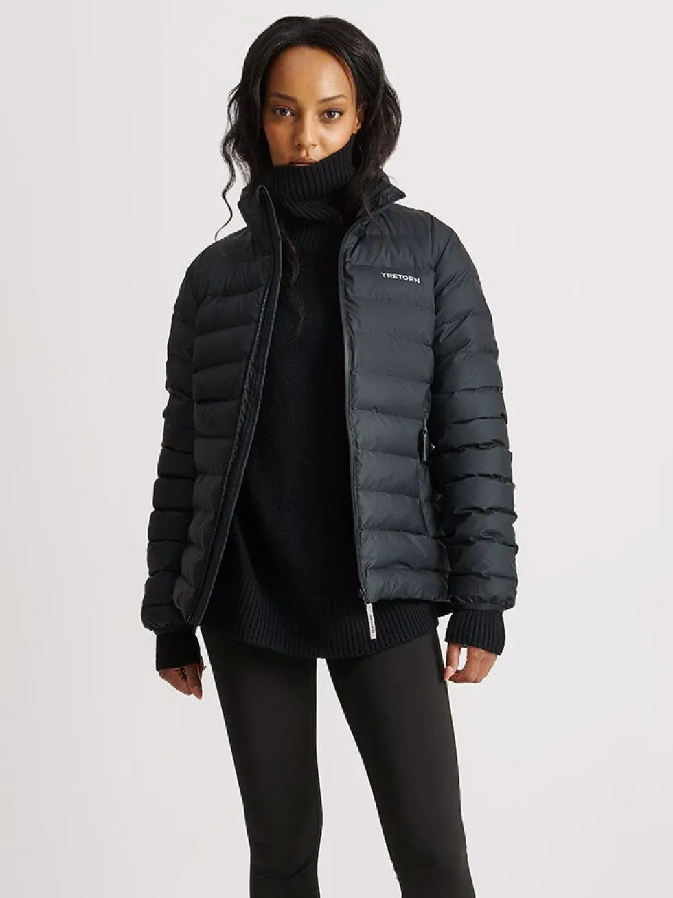 Tretorn - Basecamp PU Jacket Ws - Svart vattentät damjacka