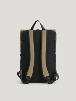 Tretorn - Wings Rolltop WP - Brun vattentålig ryggsäck i mjukt PU-material