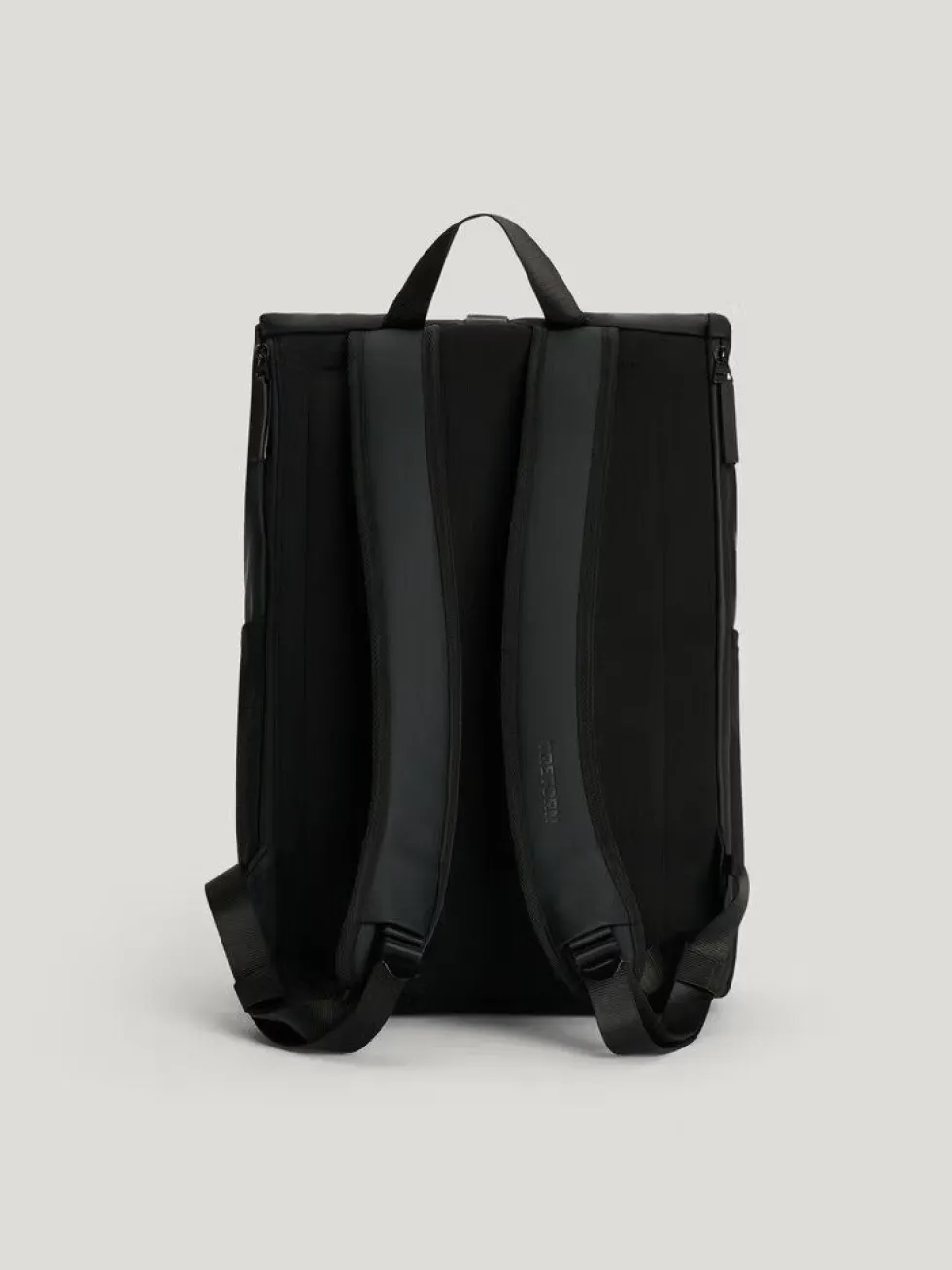 Tretorn - Wings Rolltop WP - Svart vattentålig ryggsäck i mjukt PU-material