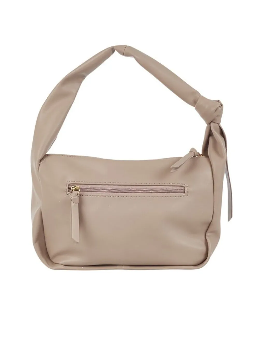 Ulrika Design - Knot - Beige axelremsväska i skinnimitation