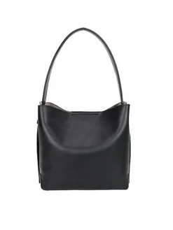 Ulrika Design - Minimalism Hink - Svart hinkväska i skinnimitation