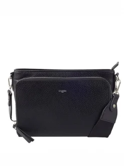 Ulrika Design - Recycled PU 2.0 - Svart väska i mjuk PU med många fack