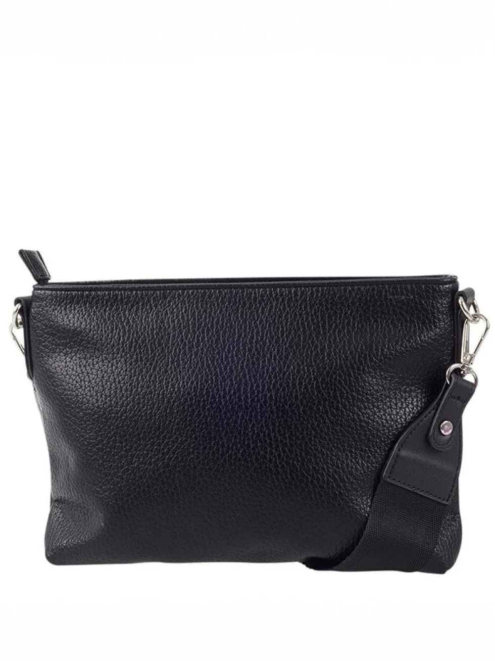 Ulrika Design - Recycled PU 2.0 - Svart väska i mjuk PU med många fack