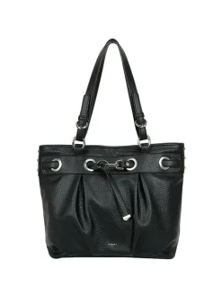 Ulrika Design - Recycled PU 2.0 - Svart väska i mjuk PU med struktur