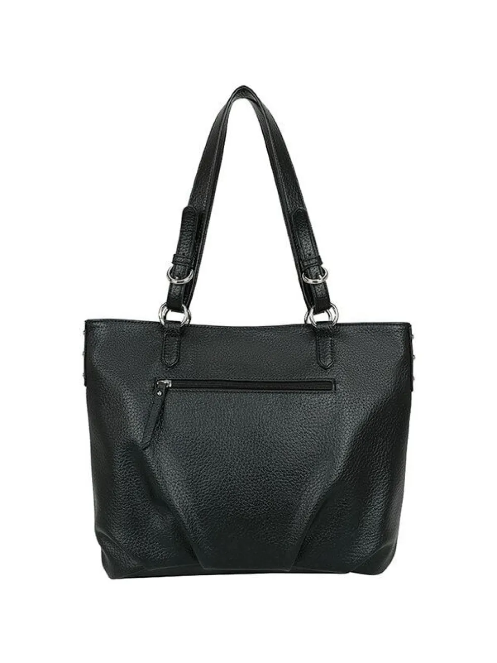 Ulrika Design - Recycled PU 2.0 - Svart väska i mjuk PU med struktur