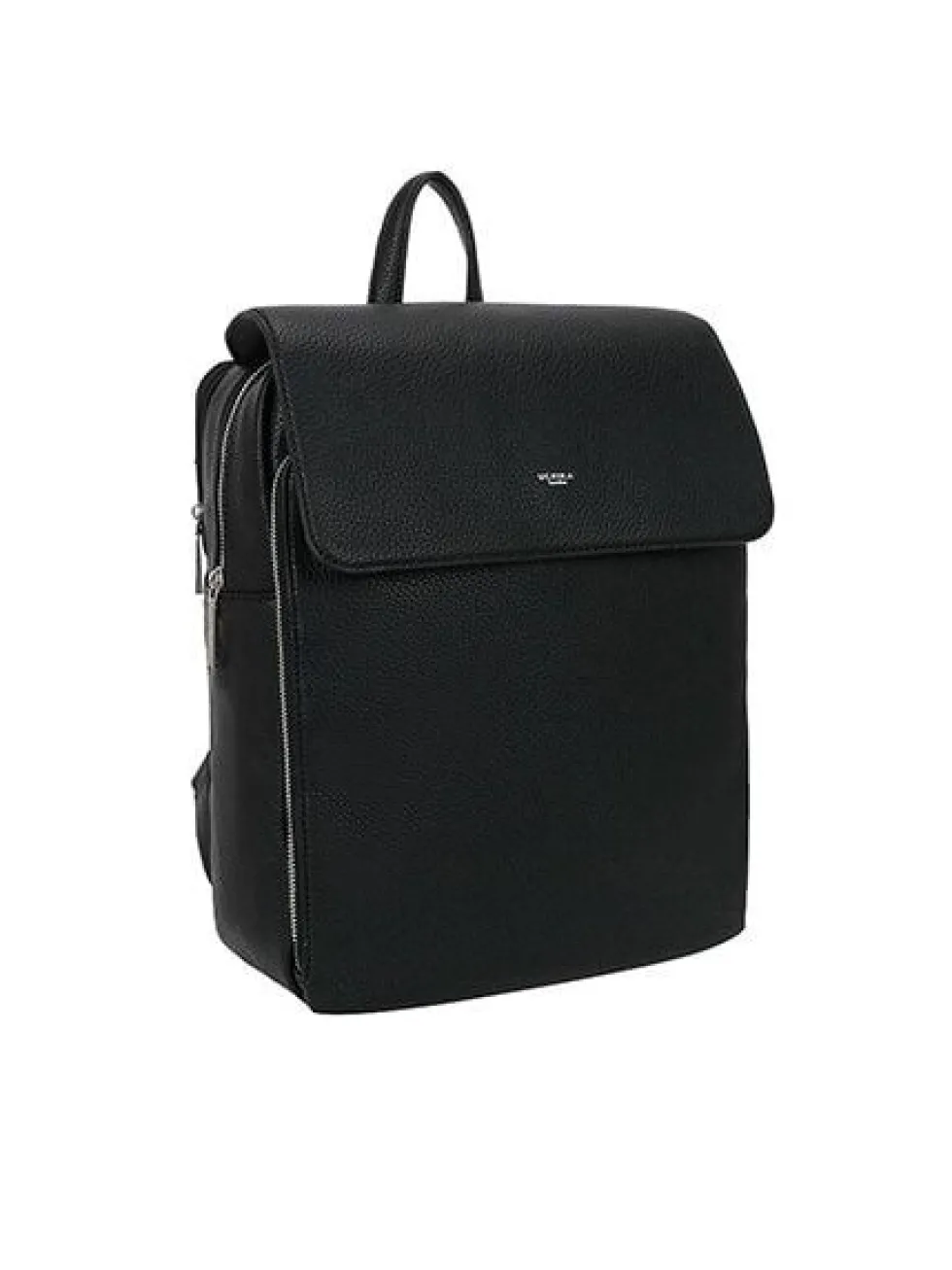 Ulrika Design - Ulrika Business - Svart ryggsäck i skinnimitation för laptop 14"