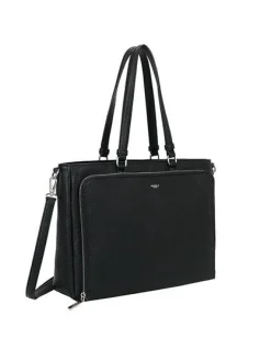 Ulrika Design - Ulrika Business - Svart väska i skinimitation för laptop 14"