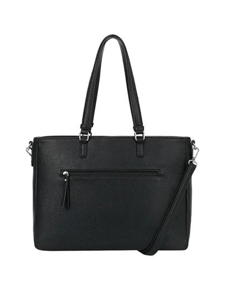 Ulrika Design - Ulrika Business - Svart väska i skinimitation för laptop 14"