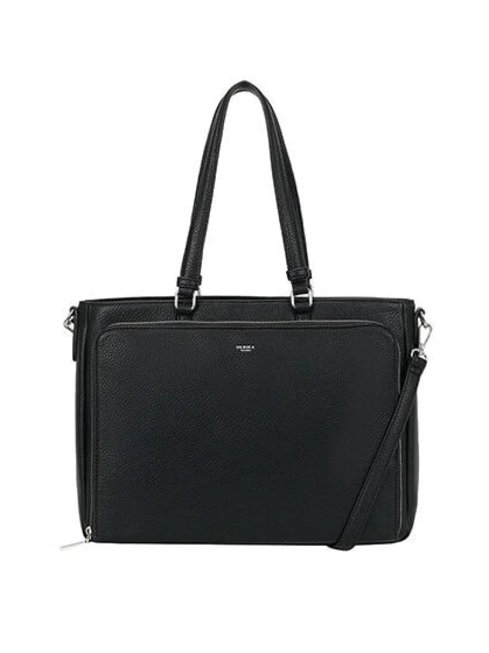 Ulrika Design - Ulrika Business - Svart väska i skinimitation för laptop 14"