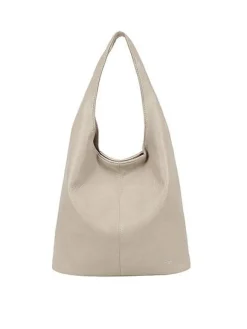 Ulrika Design - Ulrika Fur A-Line tote - Beige axelväska i mjuk skinnimitation