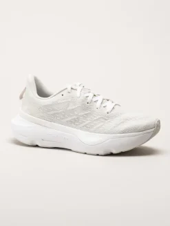 Under Armour - W Infinite Pro Cool Down - Off white löparskor i textil