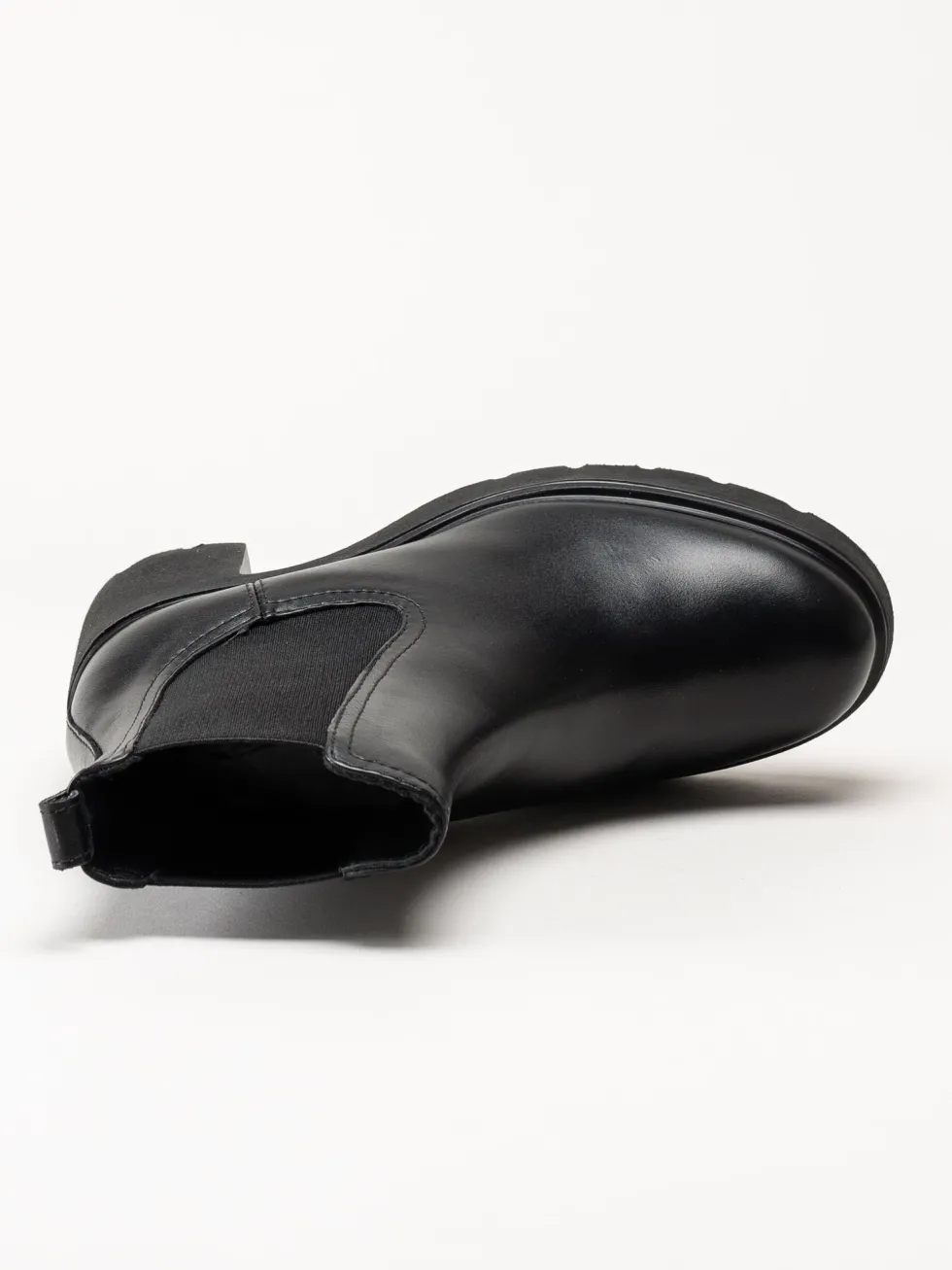 Unisa - KLINO_F25_STT - Svarta högklackade boots i skinn