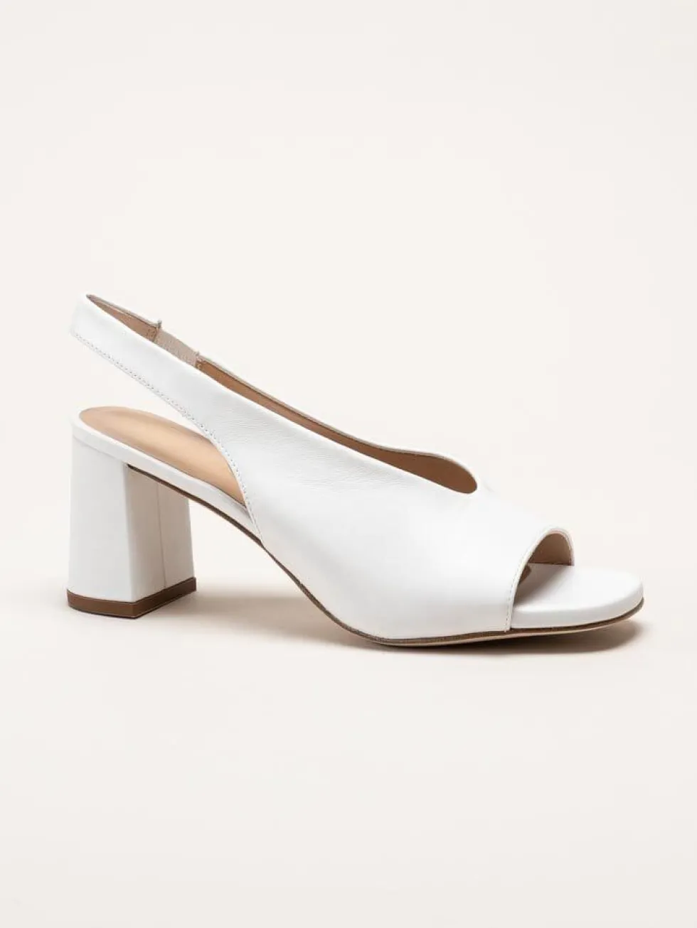 Unisa - Minero - Vita sandaletter i skinn