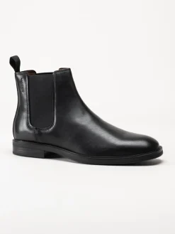 Vagabond - Andrew - Svarta chelsea boots i skinn