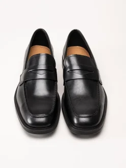 Vagabond - Andrew - Svarta loafers i skinn