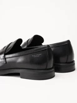 Vagabond - Andrew - Svarta loafers i skinn