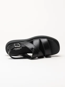 Vagabond - Connie - Svarta sandaler i skinn