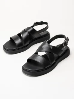 Vagabond - Connie - Svarta sandaler i skinn
